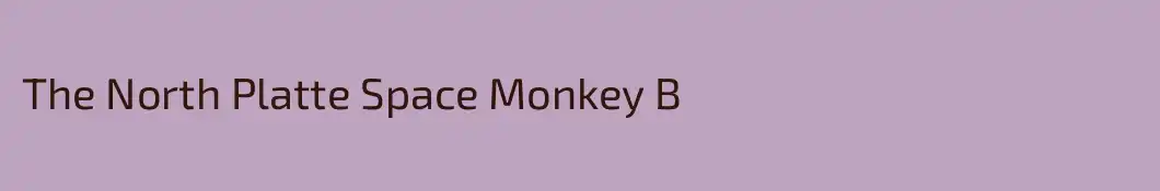 The North Platte Space Monkey B